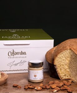 Fazzolari – Box with Colomba Pandorata Artisan Easter Cake and Spreadable Almond Cream